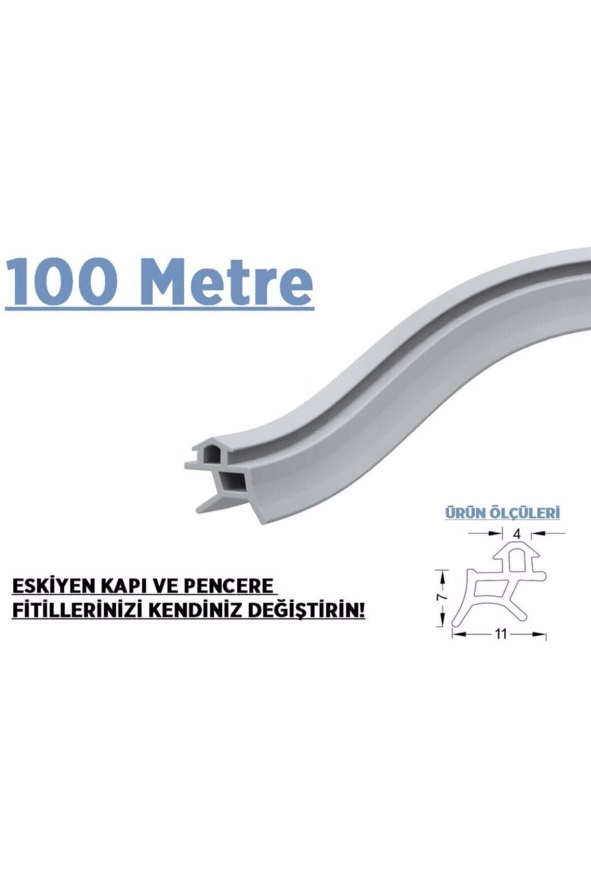 Contacall Gri Pimapen Kapı Pencere Contası Pvc Doğrama Fitili 100 Metre Egepen, Winsa, Bütün Klasik Penler