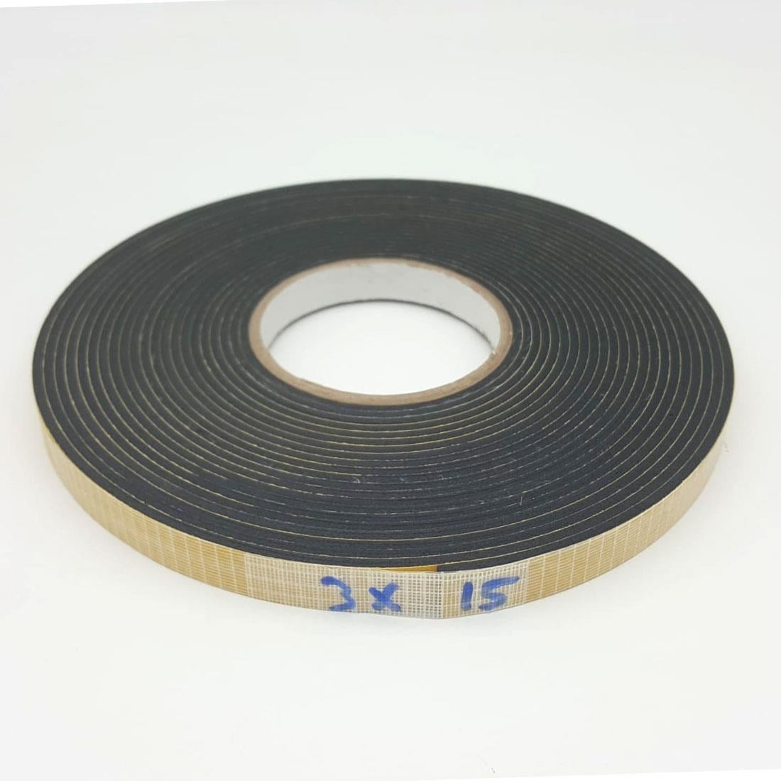Contacall Kapı Pencere Bandı / Yapışkan Kapı Pencere Süngeri Eva-3Mmx15Mm-Siyah-10 Metre