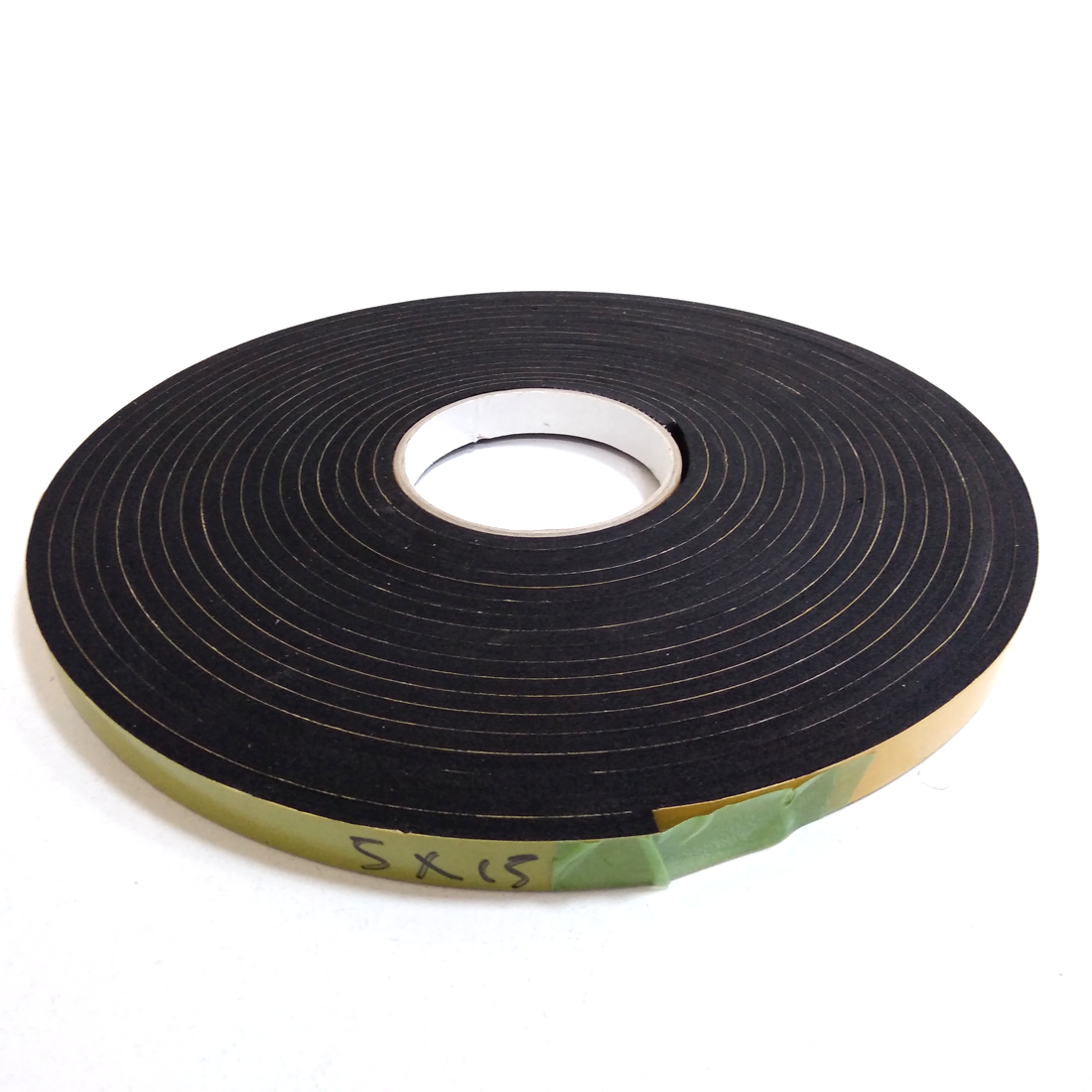 Contacall Kapı Pencere İzoalsyon Bandı Yapışkan Sünger 5 mm Kalınlık 15 mm Genişlik 10 Metre Uzunluk / EVA-5*15