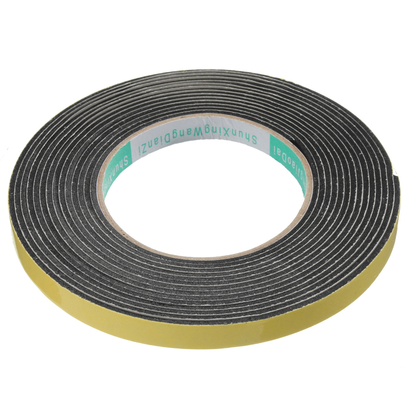 Contacall Kapı Pencere İzolasyon Bandı Yapışkan Sünger 5 mm Kalınlık 20 mm Genişlik 10 Metre Uzunluk / EVA-5*20