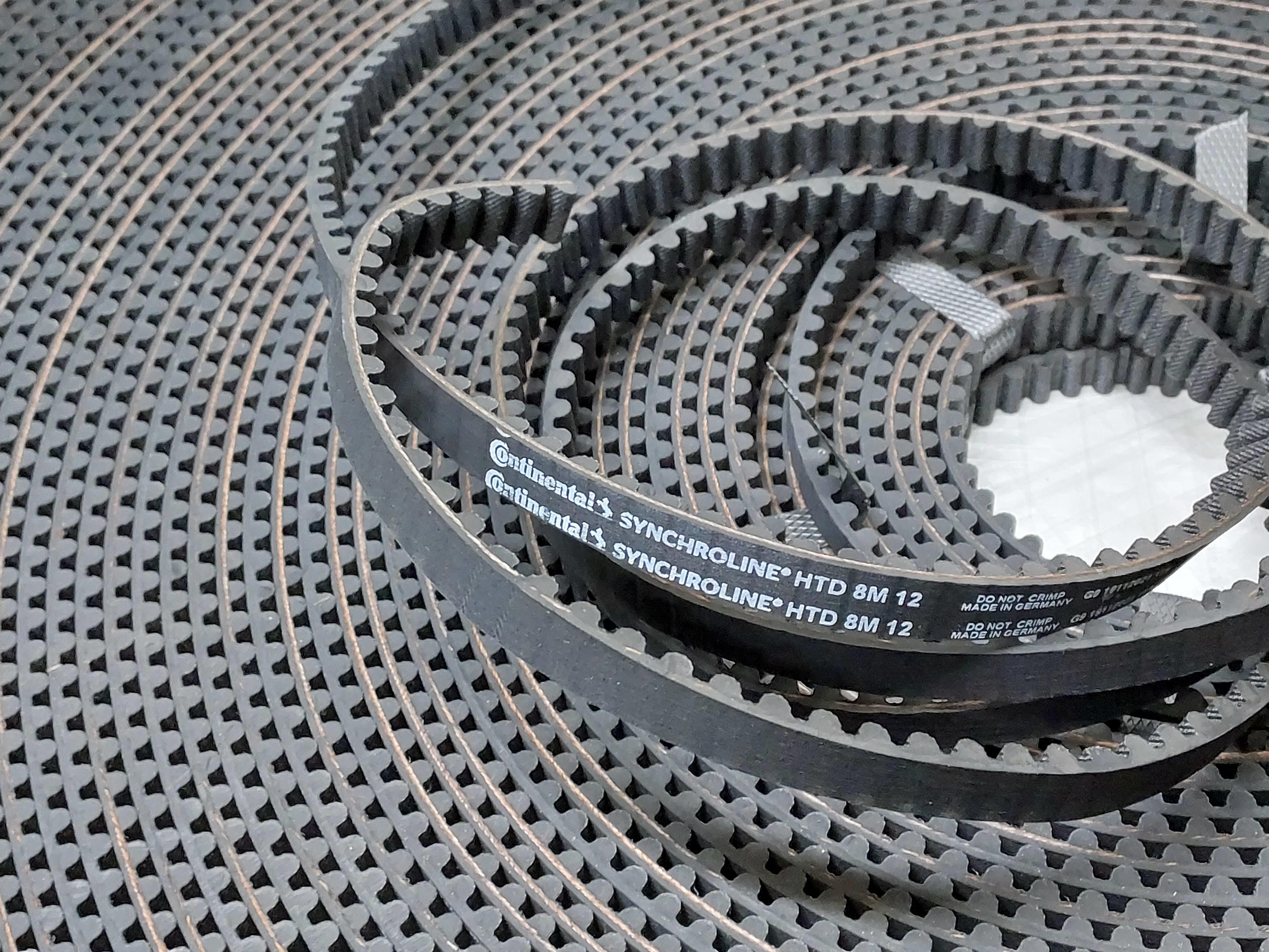 HTD8M 12MM Contitech Açık Uçlu Kauçuk Zaman Kayış