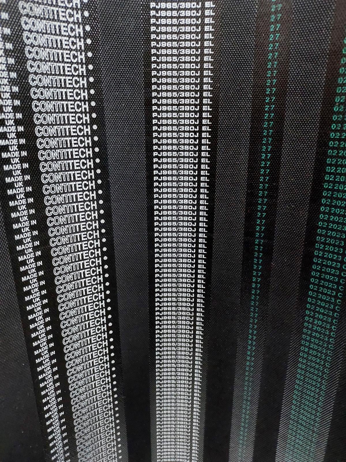 PJ 965 / 380J Contitech Kanallı Poly V Kayış