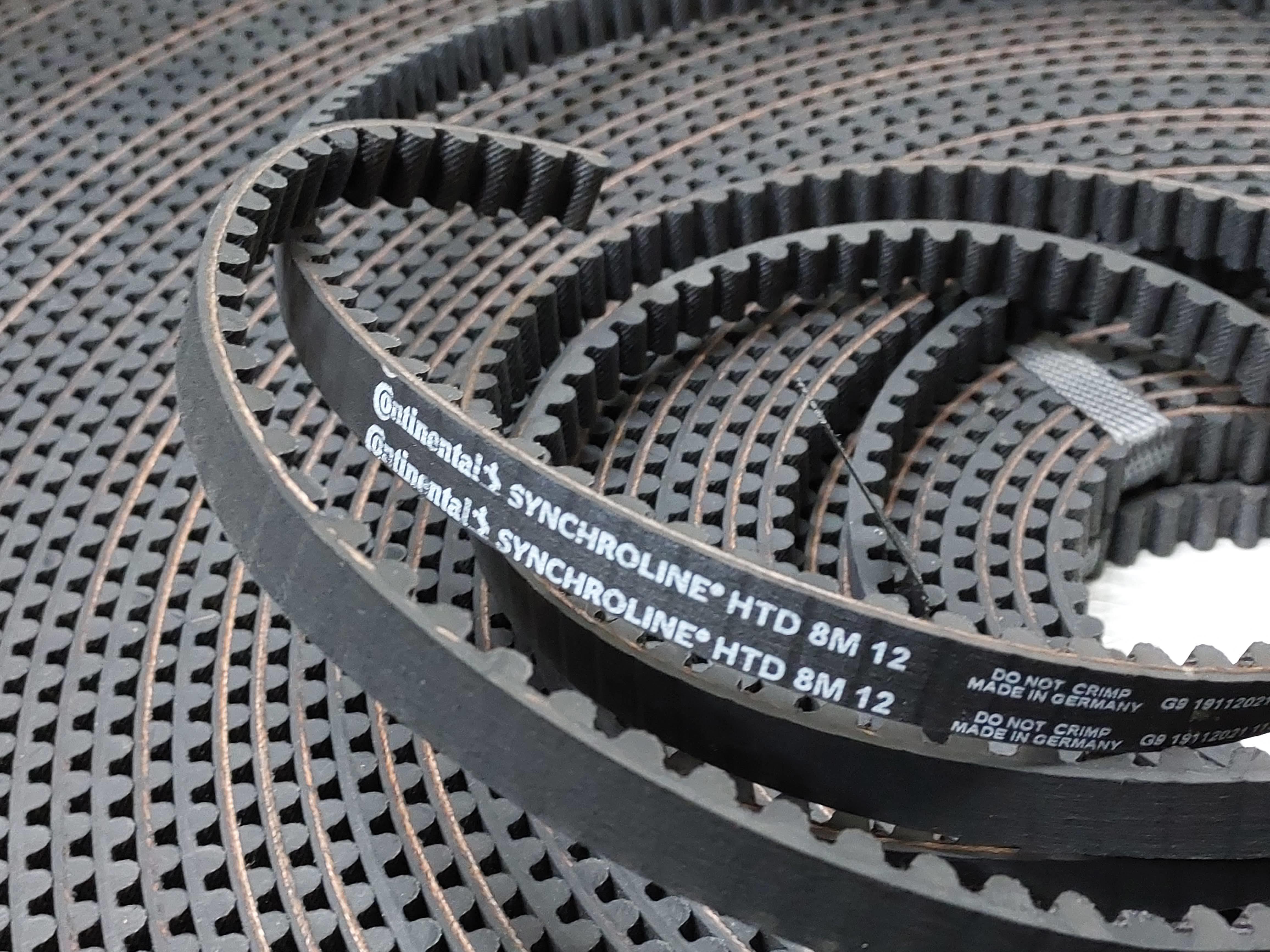 8M 12MM Contitech Açık Uçlu Kauçuk Zaman Kayış