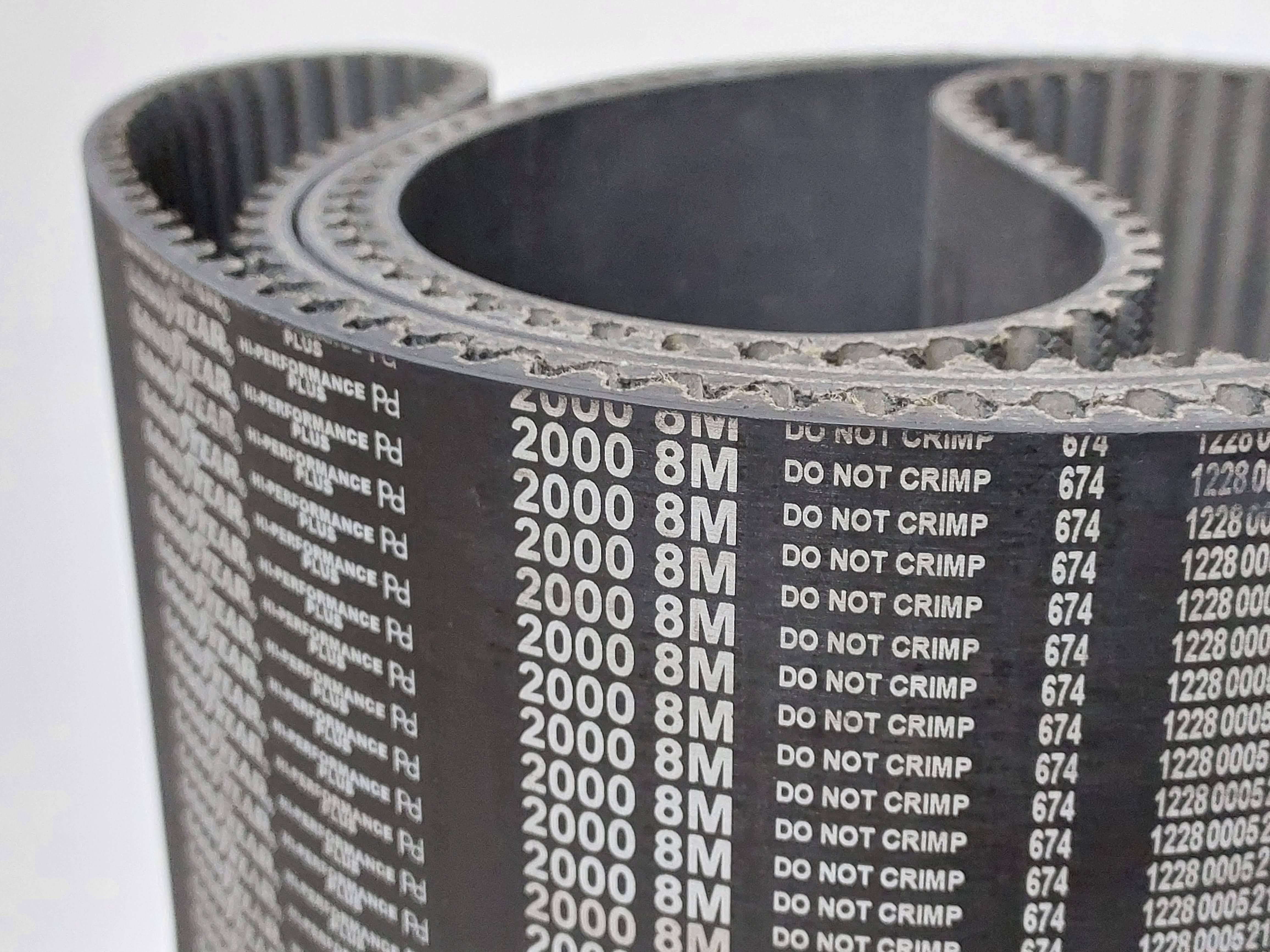 HTD8M 2000 Goodyear Kauçuk Zaman Kayış