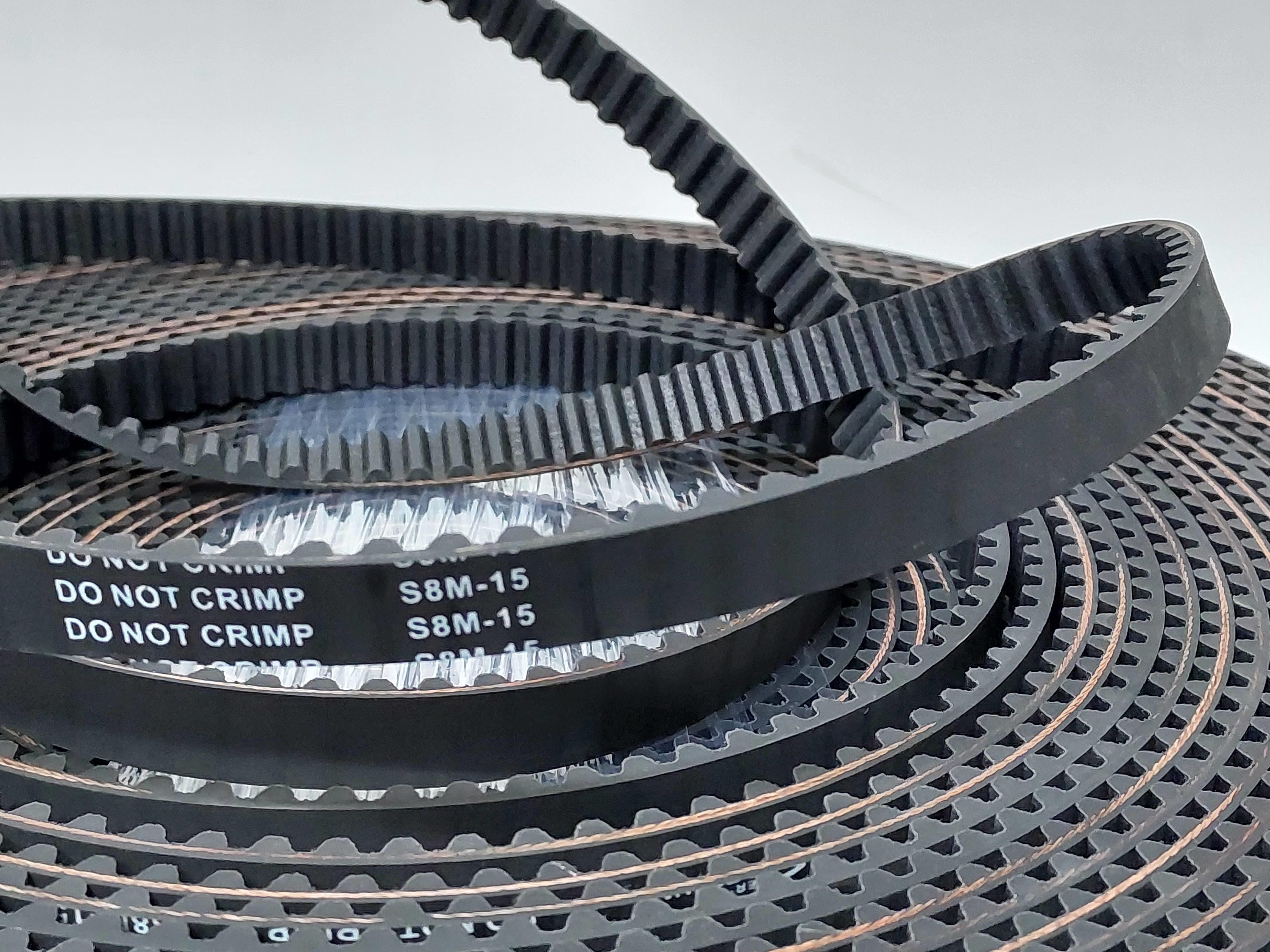 STD8M 15MM Açık Uçlu Kauçuk Zaman Kayış