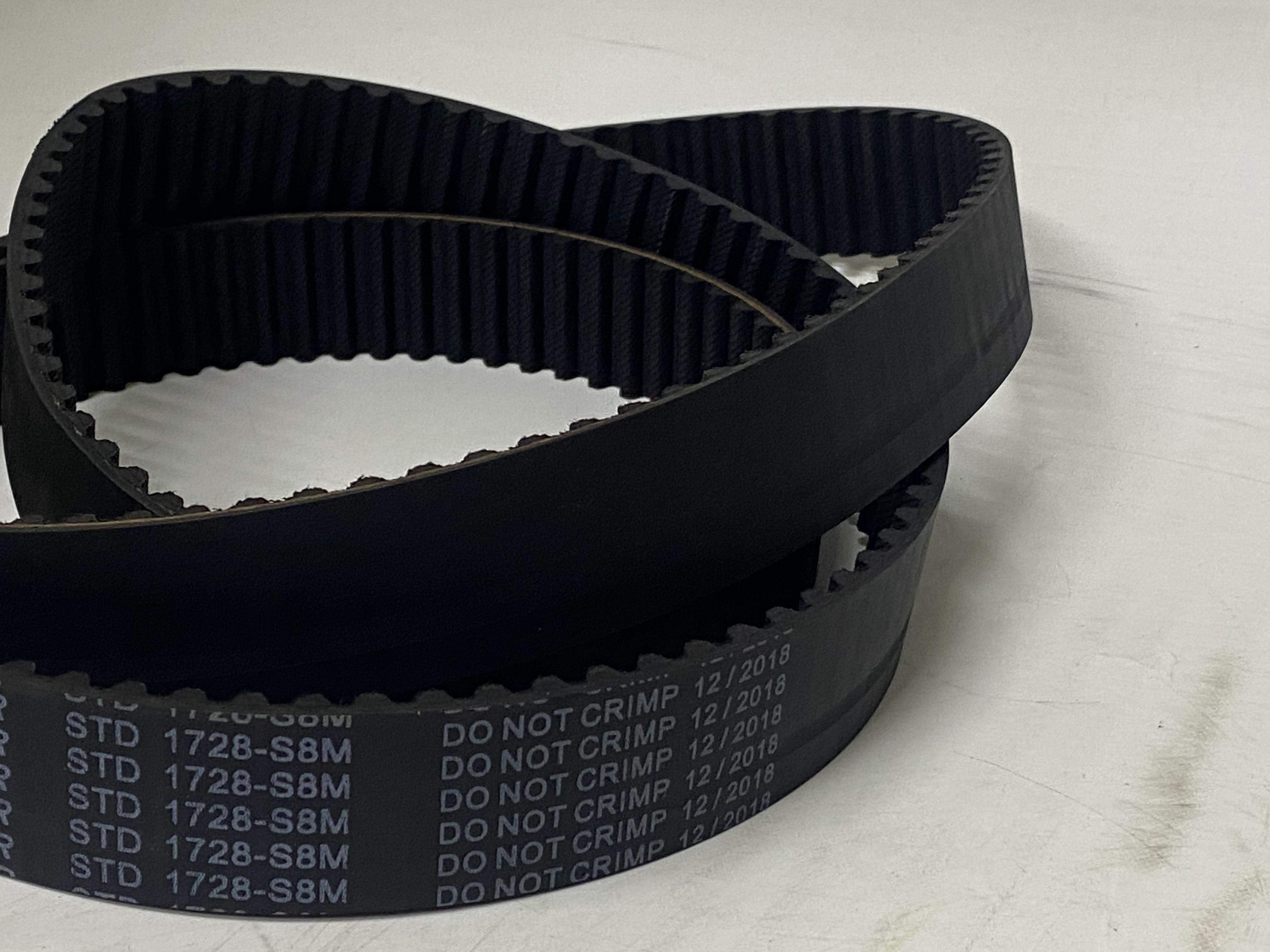 STD8M 1728 30MM Kauçuk Zaman Kayış