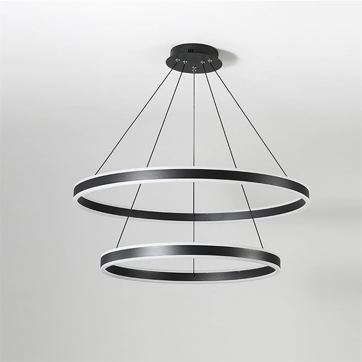 2XÇEMBER LED LAMBA,YUVARLAK SARKIT AVİZE,MODERN AYDINLATMA,DEKORATİF IŞIK