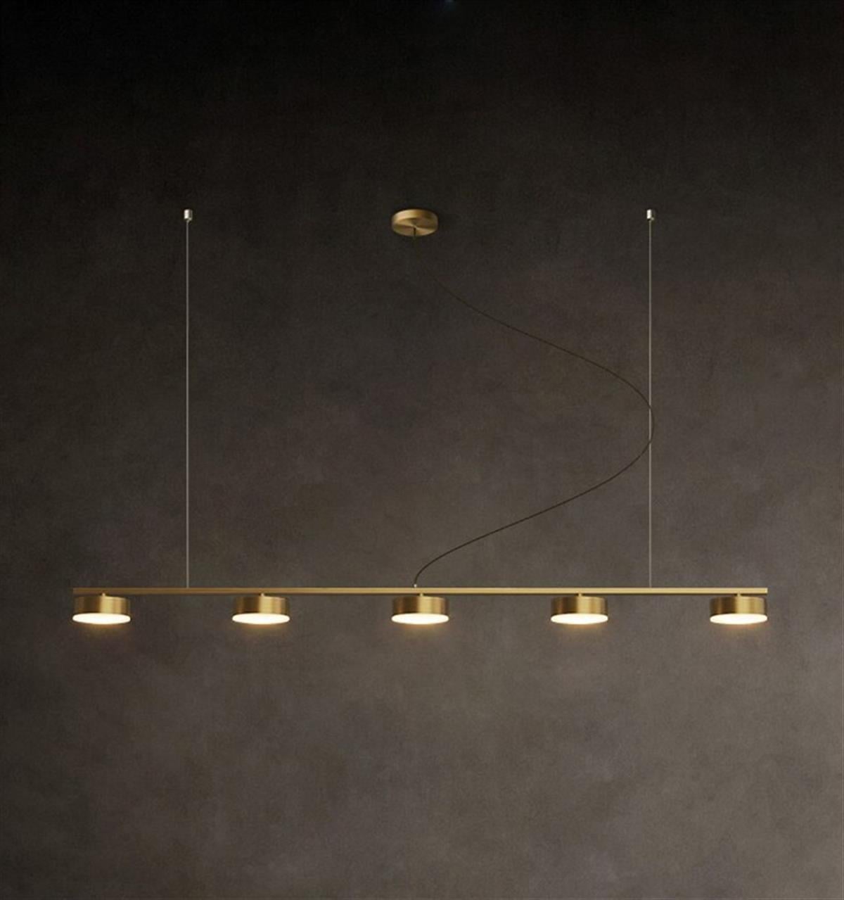 5 SPOTLU LED LAMBA,SARKIT AVİZE,MODERN AYDINLATMA,DEKORATİF IŞIK