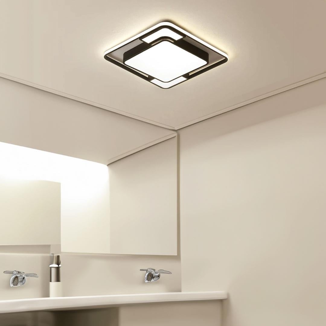 KUMANDALI LED AYDINLATMA KARE MODERN TAVAN LAMBASI PLAFONYER CL8025-50X50 