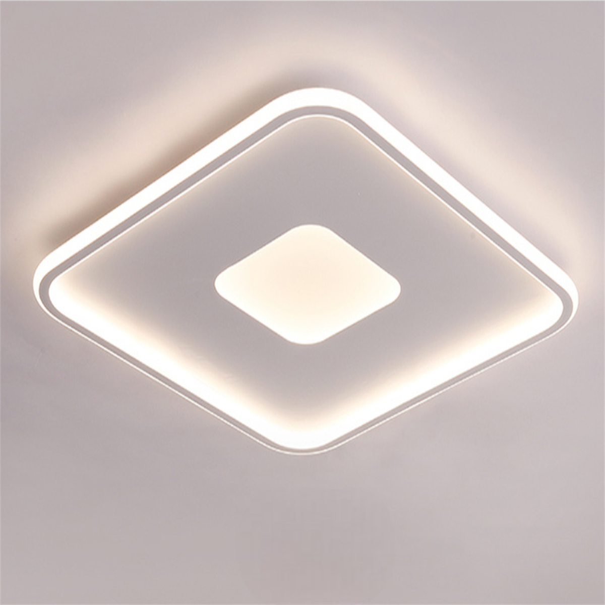 KARE İÇİ KARE LED TAVAN LAMBASI,AVİZE,MODERN AYDINLATMA,DEKORATİF IŞIK