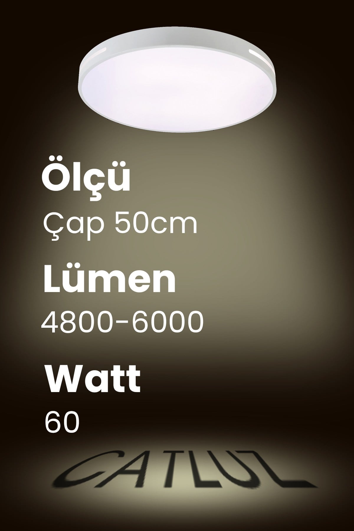 KUMANDALI LED AVİZE BEYAZ ŞERİTLİ YUVARLAK TAVAN LAMBASI,MODERN AVİZE