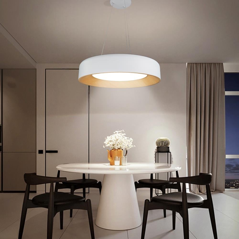 KUMANDALI MODERN LED BEYAZ SARKIT AVİZE 3 IŞIK RENKLİ MODERN TAVAN LAMBASI 