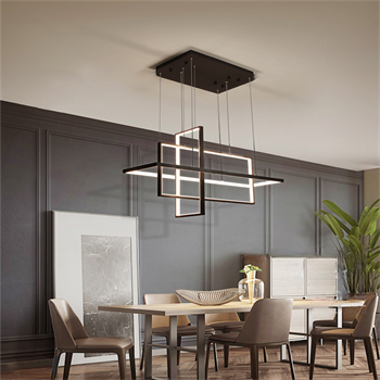 3-DİKDÖRTGEN LED LAMBA,SARKIT AVİZE,MODERN AYDINLATMA,DEKORATİF IŞIK