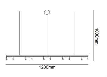 5 SPOTLU LED LAMBA,SARKIT AVİZE,MODERN AYDINLATMA,DEKORATİF IŞIK