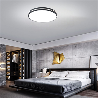 KUMANDALI LED AYDINLATMA ANTRASİT ŞERİT AKRİLİKLİ LED MODERN TAVAN LAMBASI