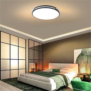 KUMANDALI LED AYDINLATMA ANTRASİT ŞERİT AKRİLİKLİ LED MODERN TAVAN LAMBASI