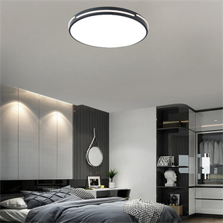 KUMANDALI LED AYDINLATMA ANTRASİT ŞERİT AKRİLİKLİ LED MODERN TAVAN LAMBASI