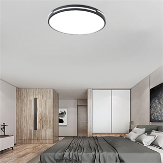 KUMANDALI LED AYDINLATMA ANTRASİT ŞERİT AKRİLİKLİ LED MODERN TAVAN LAMBASI