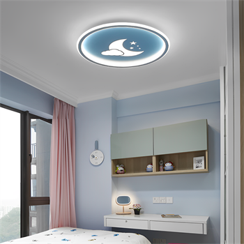 BEBEK ODASI LED TAVAN LAMBASI,ÇOCUK ODASI AVİZE,MAVİ AYDINLATMA,DEKORATİF IŞIK