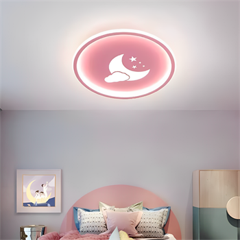 BEBEK ODASI LED TAVAN LAMBASI,ÇOCUK ODASI AVİZE, PEMBE AYDINLATMA,DEKORATİF IŞIK