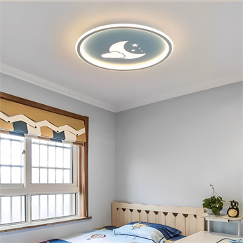 BEBEK ODASI LED TAVAN LAMBASI,ÇOCUK ODASI AVİZE,MAVİ AYDINLATMA,DEKORATİF IŞIK