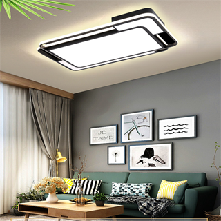 KUMANDALI LED AYDINLATMA DİKDÖRTGEN MODERN TAVAN LAMBASI PLAFONYER 90x60cm CL8025-90X60