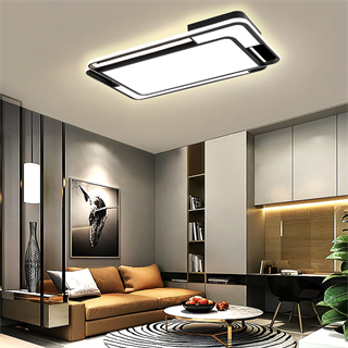 KUMANDALI LED AYDINLATMA DİKDÖRTGEN MODERN TAVAN LAMBASI PLAFONYER 90x60cm CL8025-90X60