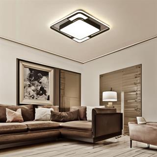 KUMANDALI LED AYDINLATMA KARE MODERN TAVAN LAMBASI PLAFONYER CL8025-50X50 