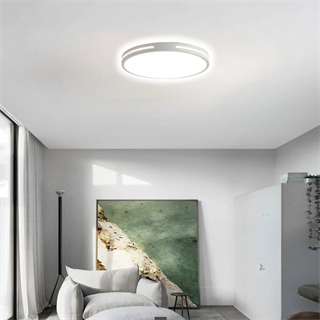 KUMANDALI LED AVİZE BEYAZ ŞERİTLİ YUVARLAK TAVAN LAMBASI,MODERN AVİZE