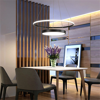 ÇEMBER(Ø40+60CM) LED LAMBA,YUVARLAK SARKIT AVİZE,MODERN AYDINLATMA,DEKORATİF IŞIK