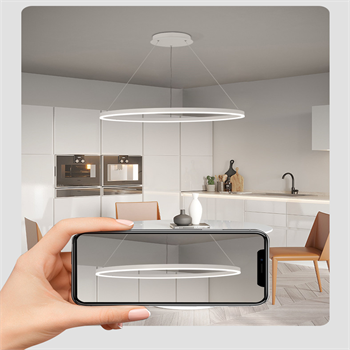 ÇEMBER LED LAMBA,YUVARLAK SARKIT AVİZE,MODERN AYDINLATMA,DEKORATİF IŞIK