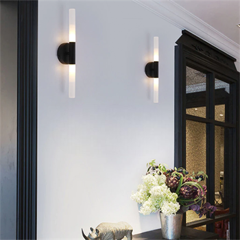 ÇİFT TARAF AKRİLİK BORU DUVAR LAMBASI,LED APLİK,MODERN AYDINLATMA