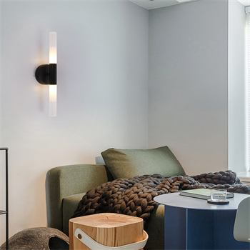 ÇİFT TARAF AKRİLİK BORU DUVAR LAMBASI,LED APLİK,MODERN AYDINLATMA