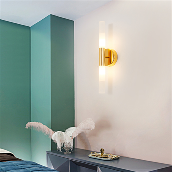 ÇİFT TARAF AKRİLİK BORU DUVAR LAMBASI,LED APLİK,MODERN AYDINLATMA