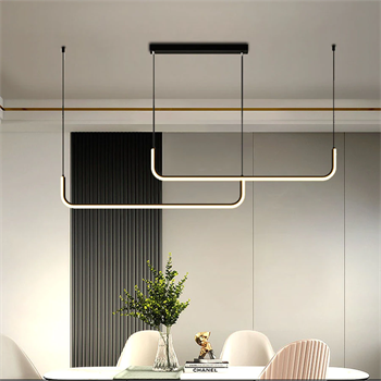 ÇİFT YAY LED LAMBA,YAY SARKIT AVİZE,MODERN AYDINLATMA,DEKORATİF IŞIK