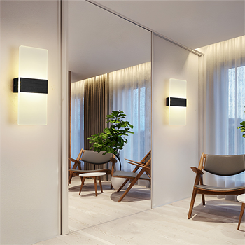 DİKDÖRTGEN AKRİLİK DUVAR AYDINLATMA,APLİK,LAMBA