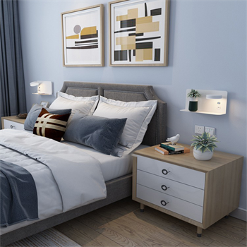 DİKDÖRTGEN OKUMA LAMBASI,YATAK BAŞI APLİK,USB SARJ GİRİŞLİ SAĞ