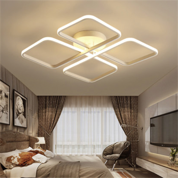 DÖRTLÜ KARE LED TAVAN LAMBASI,AVİZE,MODERN AYDINLATMA,DEKORATİF IŞIK