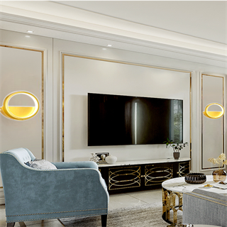 GOLD ÇEMBER DUVAR AYDINLATMASI,APLİK,LAMBA,LED,KUMANDALI 3 RENK