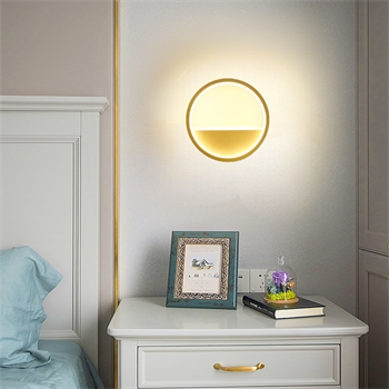 GOLD ÇEMBER DUVAR AYDINLATMASI,APLİK,LAMBA,LED,KUMANDALI 3 RENK