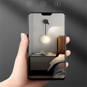 GOLD ÇEMBER SARKIT APLİK,DEKORAFİT DUVAR AYDINLATMA,KUMANDALI SPOT IŞIK