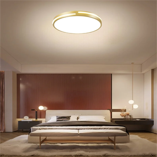 KUMANDALI LED AYDINLATMA GOLD ŞERİT AKRİLİKLİ LED MODERN TAVAN LAMBASI