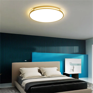 KUMANDALI LED AYDINLATMA GOLD ŞERİT AKRİLİKLİ LED MODERN TAVAN LAMBASI