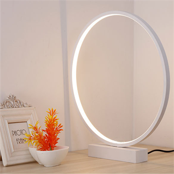 HALKA LED MASA LAMBASI,ÇEMBER DEKORATİF AYDINLATMA,MODERN IŞIK