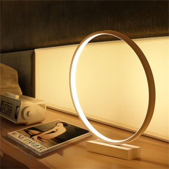 HALKA LED MASA LAMBASI,ÇEMBER DEKORATİF AYDINLATMA,MODERN IŞIK