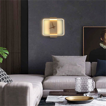 KARE LED SAAT,APLİK,DUVAR AYDINLATMASI