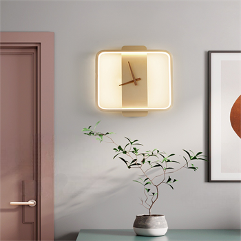 KARE LED SAAT,APLİK,DUVAR AYDINLATMASI