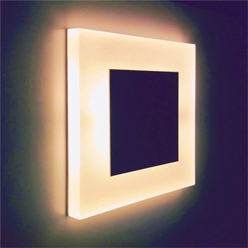 KARE MERDİVEN,KORİDOR,ANTRE AYDINLATMASI,APLİK,LAMBA,AKRİLİK GÖVDE8X8CM