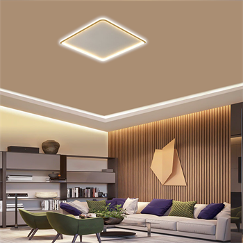 KUMANDALI KARE LED TAVAN LAMBASI, MODERN AVİZE,DEKORATİF IŞIK