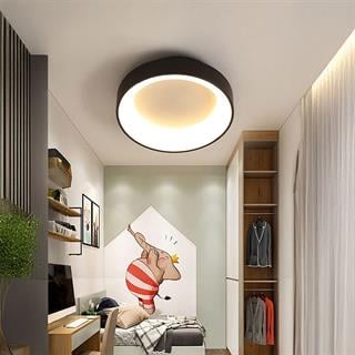 KUMANDALI LED AYDINLATMA BEYAZ PCBLİ ÇEMBER TAVAN LAMBASI,MODERN AVİZE